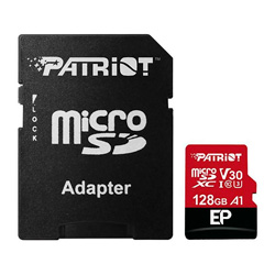 Cartão de Memória Micro SD Patriot A1 V30 128GB 90Mbs - PEF128GEP31MCX