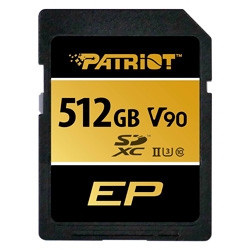 Cartão de Memória Micro SD Patriot V90 512GB 300Mbs - PEF512GEP92SDX