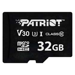 Cartão de Memória Micro SD Patriot VX V30 32GB 90Mbs - PSF32GVX31MCH