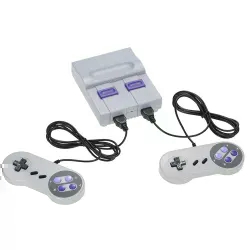 Console Super Mini Vídeo Game Super Nintendo Retrô Emulador 20000 Jogos  Antigos para Tv C/ 2 Controles - Andrade Store Games