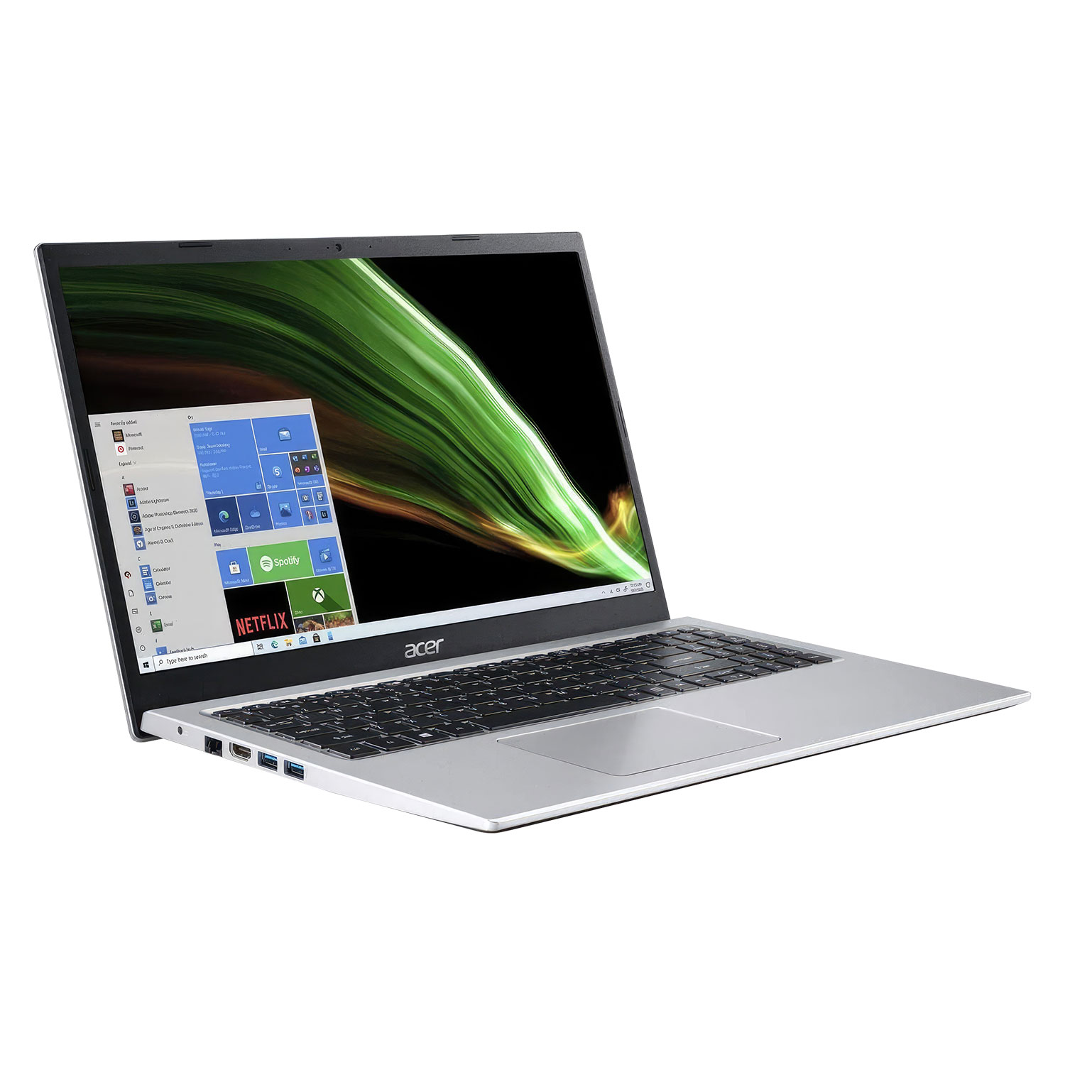 Notebook Acer A315-58-350L / Intel Core I3-1115G4 / 8GB RAM / 256GB / Tela 15.6" - Prata