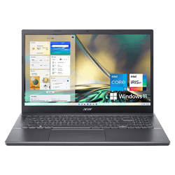 Notebook Acer A515-57-731E Intel Core I7-1255U / 16GB RAM / 512SSD / Tela 15.6" / Windows 11 - Steel Gray