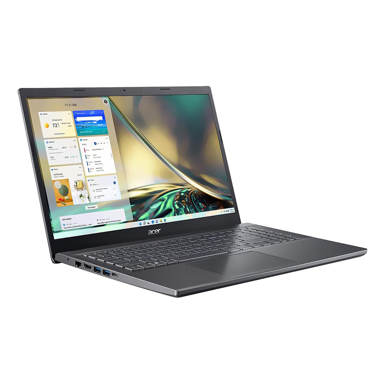 Notebook Acer A515-57T-77EC / Intel Core i7 1255U / 16GB RAM / 512SSD / Tela Touch Full HD 15.6" - Cinza