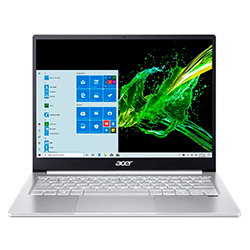 Notebook Acer  SF313-52-526M I5 10TH 8GB/ 256SSD/1 3.5" / WIN 10 -  Prata