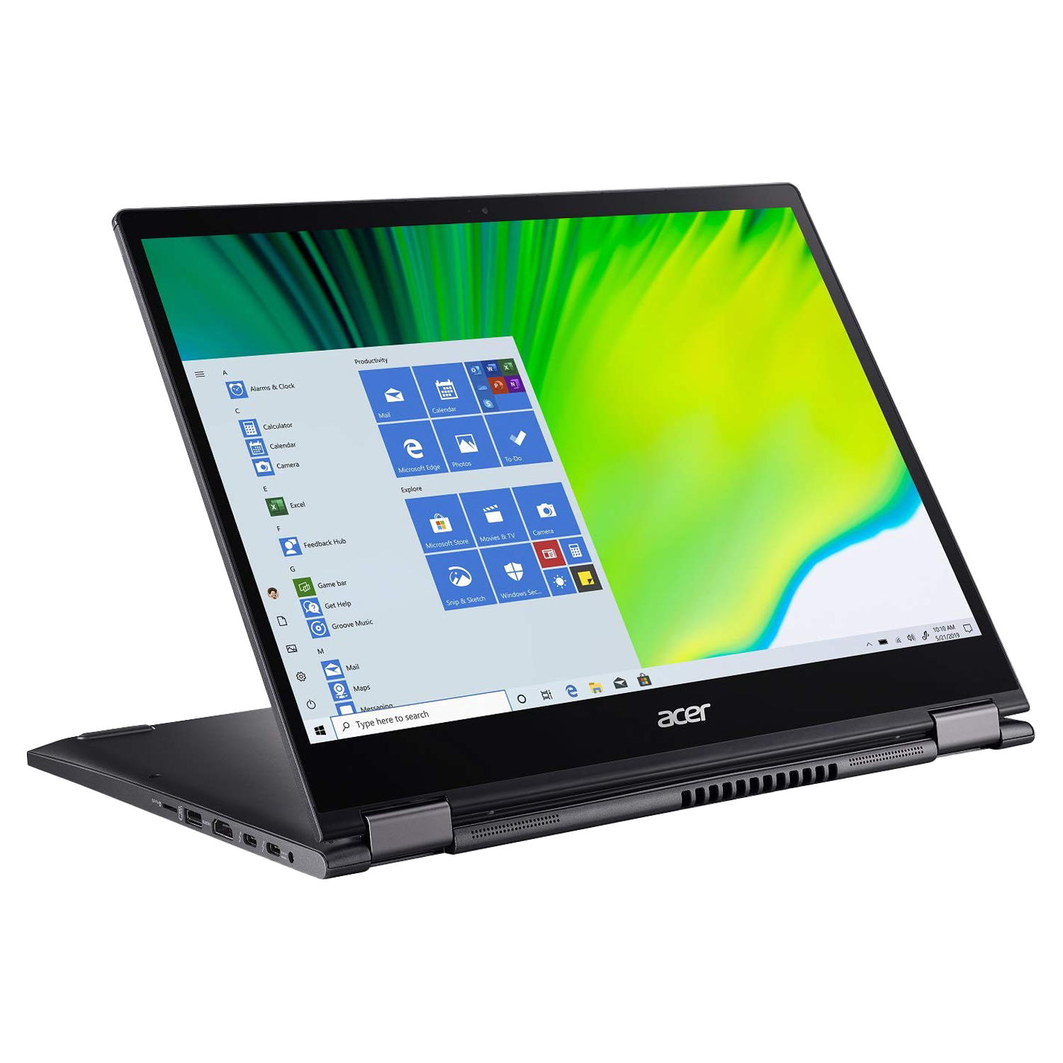 Notebook Acer SP513-55N-70V2 / Intel I7-1165G7 / 8GB RAM / 512GB / Tela 13.5" / Windows 11 - Preto