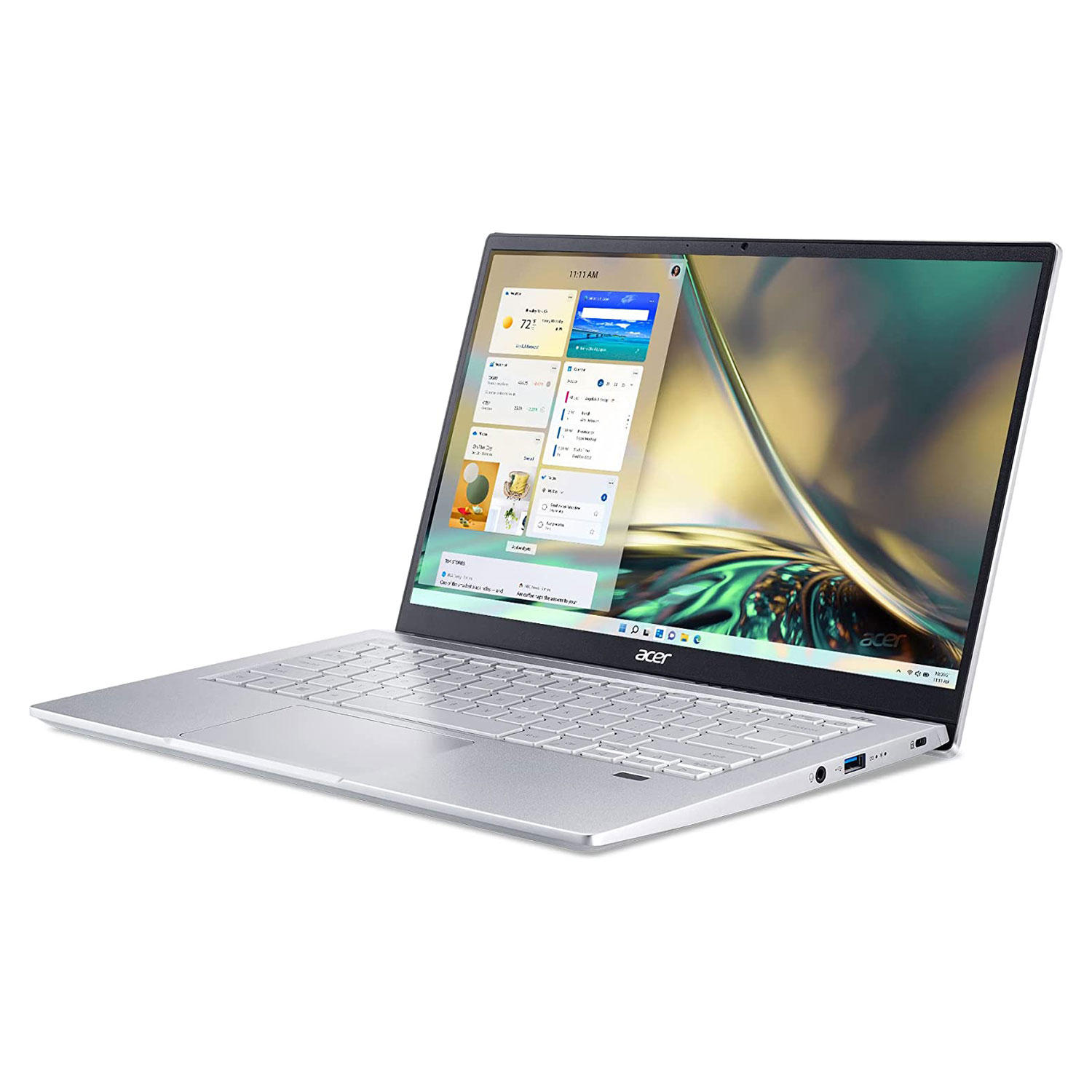 Notebook Acer Swift 3 SF314-511-7412 / Intel Core i7 1165G7 / Tela Full HD 14" / 8GB de RAM / 512GB SSD - Prata
