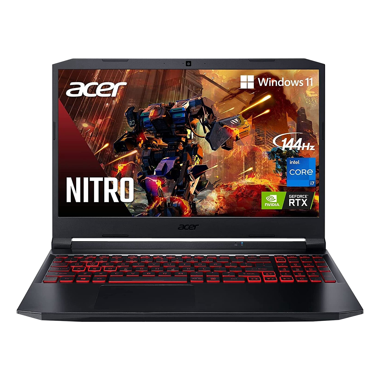 Notebook Gamer Acer Nitro 5 AN515-57-79TD Intel Core i7 11800 / 8GB RAM / 512SSD / Tela Full HD 15.6" / RTX 3050TI 4GB - Preto