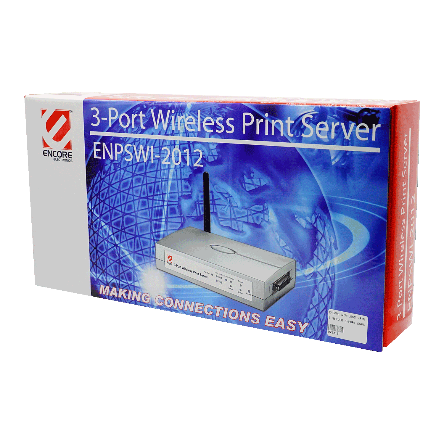 Roteador Wireless Encore ENPSWI-2012 HLD Print Server 3 Portas Lan / 1 Paralelo / 2 USB 2.0
