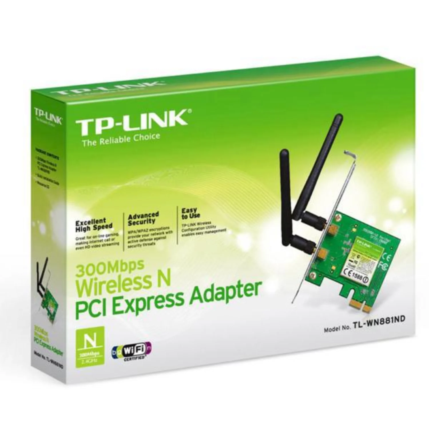 Adaptador Pci Wireless Tp-Link Tl-Wn881nd