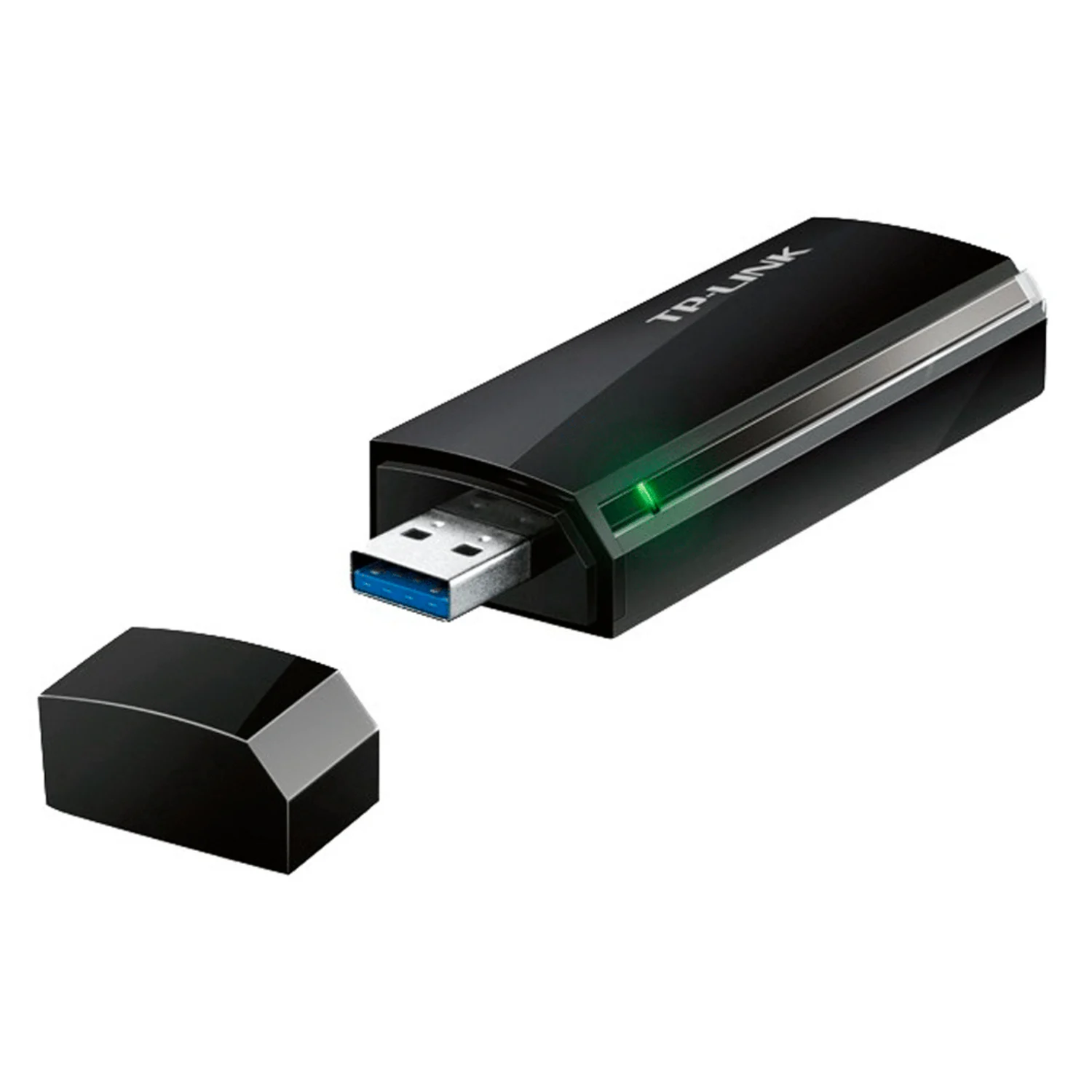 Adaptador USB Wireless TP-Link Archer T4U AC1300 Dual Band WiFi - Preto