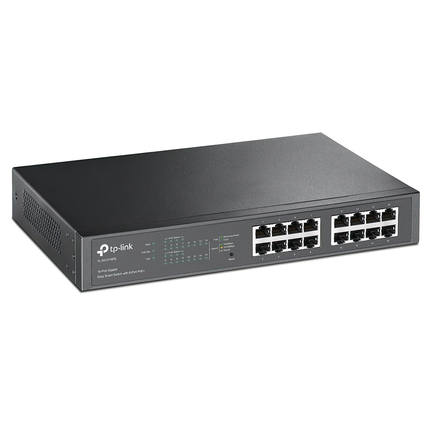Hub Switch TP-Link 16 Portas TL-SG1016PE 8POE