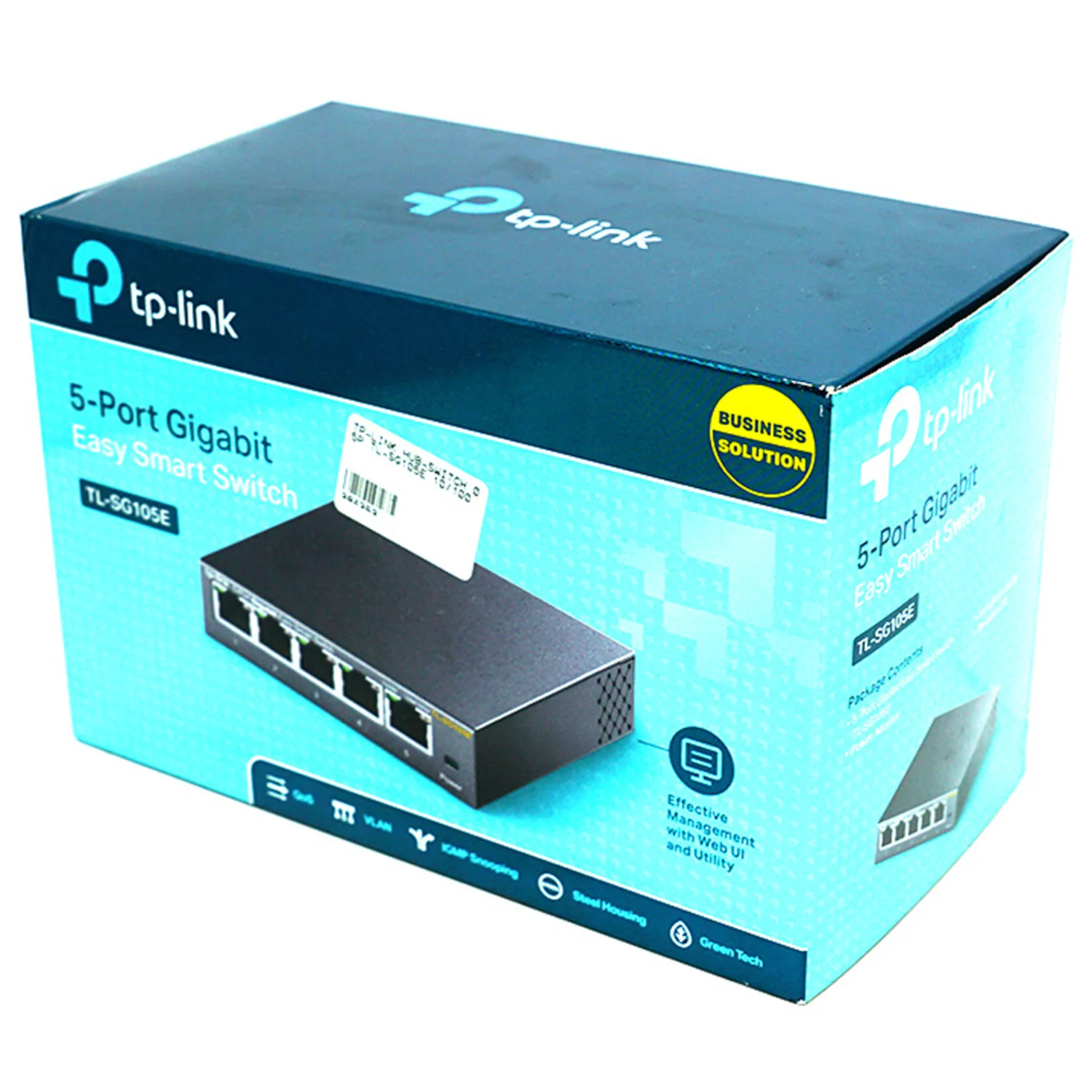 Hub-Switch Tp-Link Tl-Sg105e 5 Portas