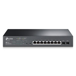 Hub Switch Tp-link TL-SG2210MP 10 Portas 8 Portas POE+ 2SFP 1000Mbps - Cinza 
