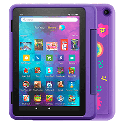 Tablet Amazon Fire HD8 Kids Pro 32GB / Tela 8" - Doodle Purple