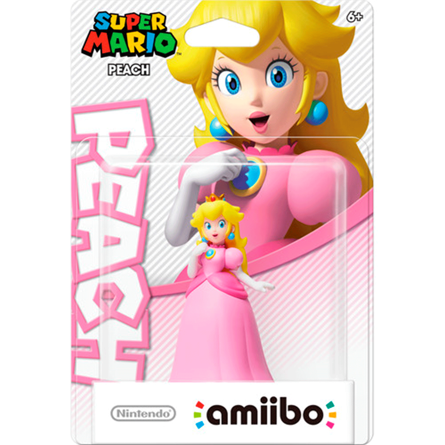 Boneco Amiibo Nintendo Peach Super Mario - (NVL-C-ABAC)