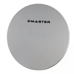 Antena para receptor Dmaster 75cm com LNB 1 saída - Cinza