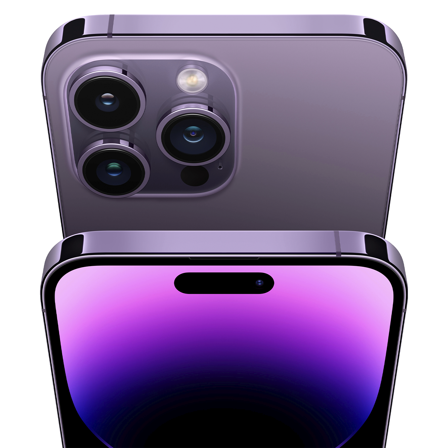 Celular Apple iPhone 14 Pro A2892 ZA 256GB / 5G / Tela 6.1" / Câmeras de 48MP+12MP+12MP e 12MP - Purple (SIM Físico)