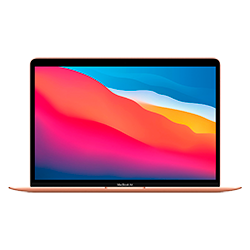 Notebook Apple Macbook Air MGNE3BZ/A M1 / Memória RAM 8GB / SSD 512GB / Tela 13.3" - Gold
