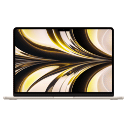 Notebook Apple Macbook Air MLY23LL/A M2 / RAM 8GB / SSD 512GB / Tela 13.6" - Starlight (2022)
