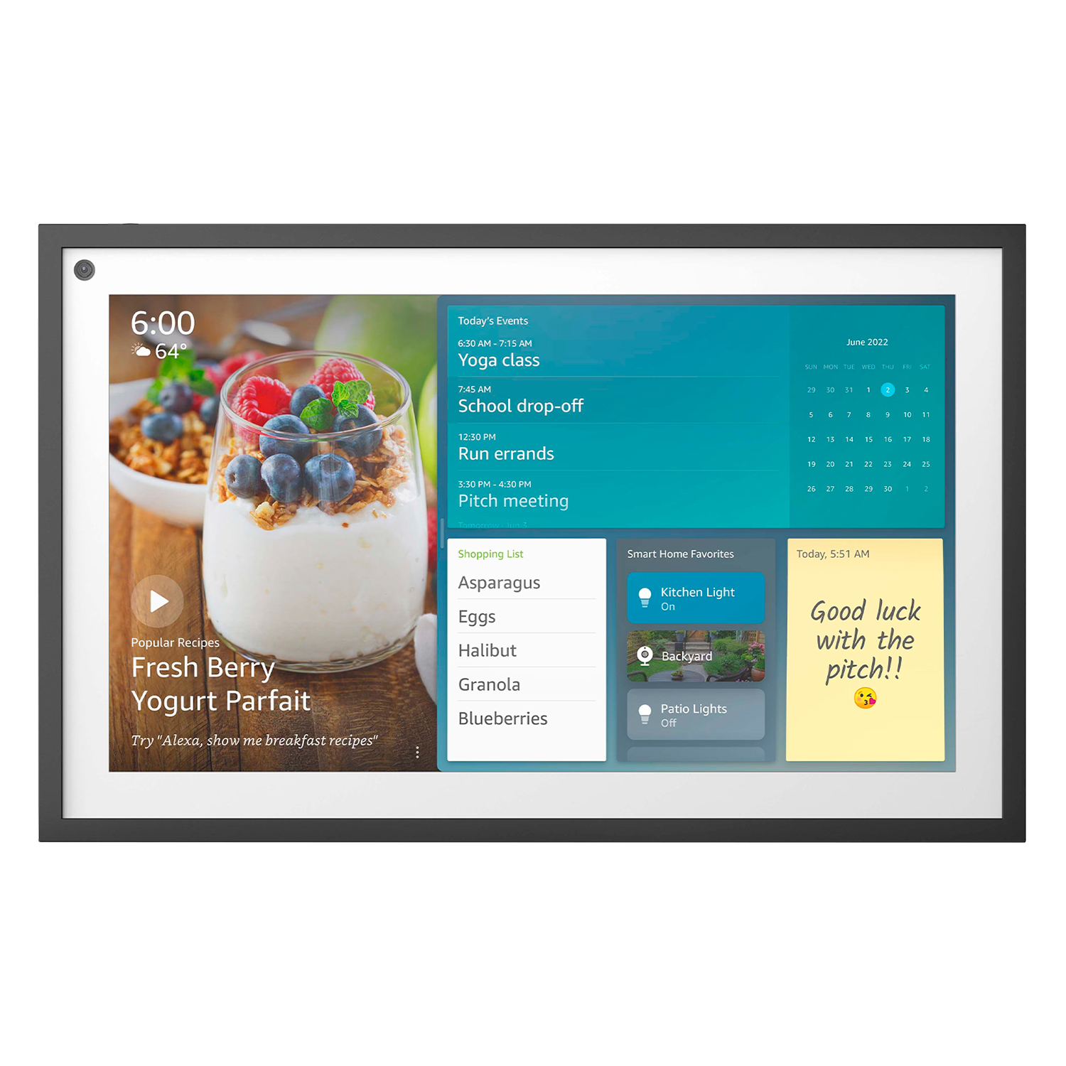 Amazon Echo Show 15 Smart Display 15.6" 5ª Geração Alexa - Branco (Caixa Danidicada)
