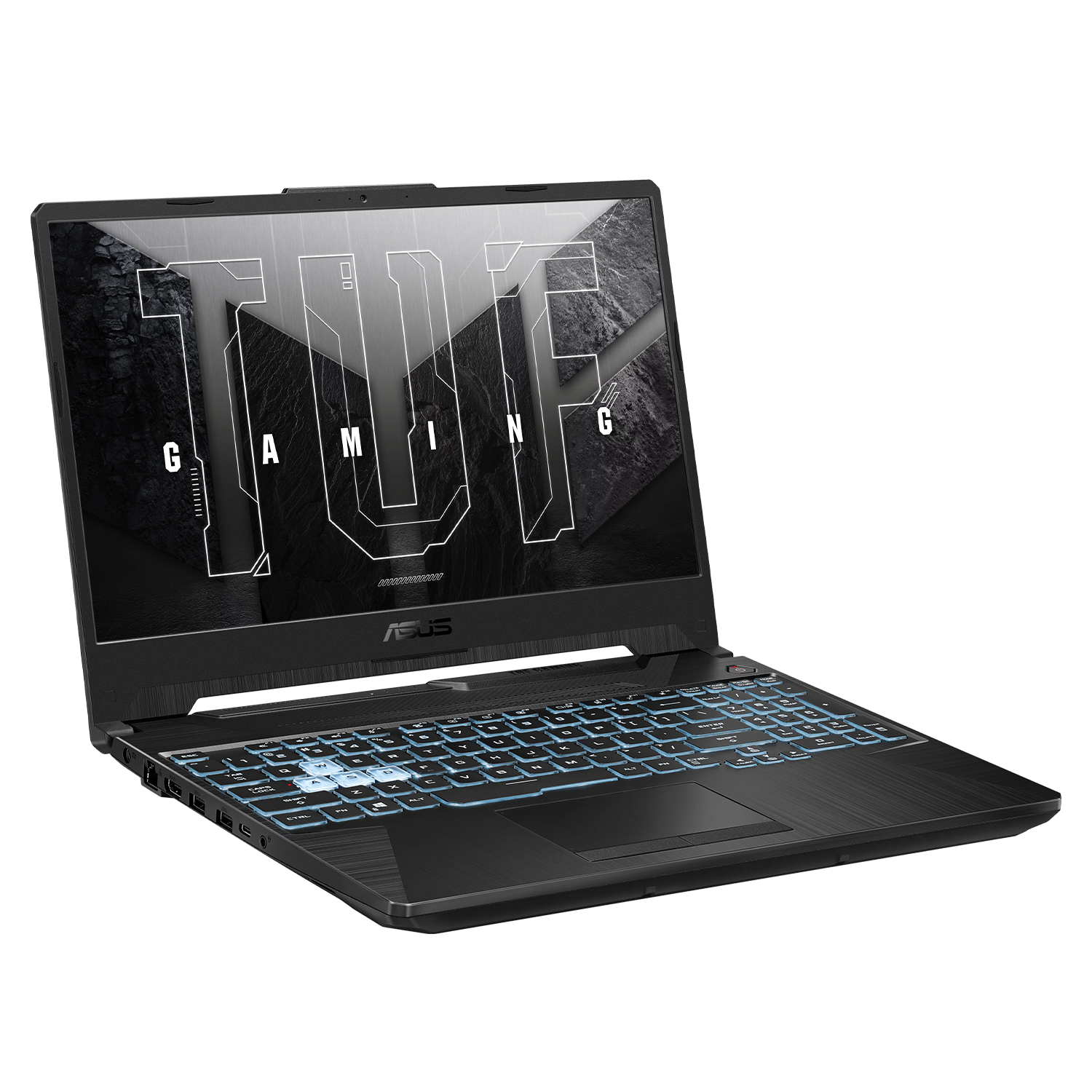 Notebook Gamer Asus TUF FX506HC-WS53 / Intel Core i5 11260H / Tela Full HD 15.6" / 8GB de RAM / 512GB SSD / GeForce RTX3050 4GB - Preto
