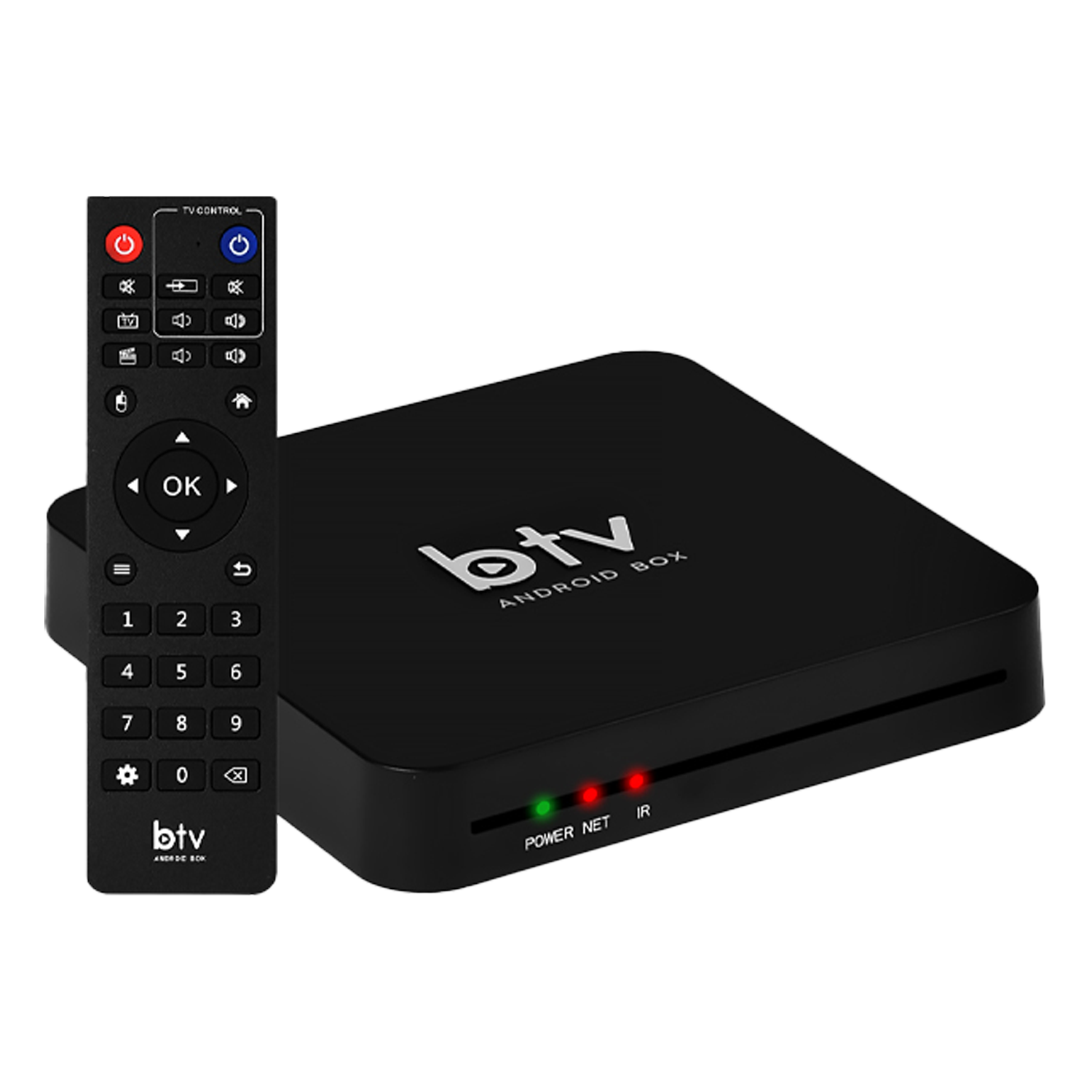 Receptor BTV TV Box A13 + 2GB/16GB 4K WIFI-5G / Android 11.0 - Preto