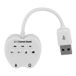 Adaptador de Áudio HLD USB Comodow 3D 8.1