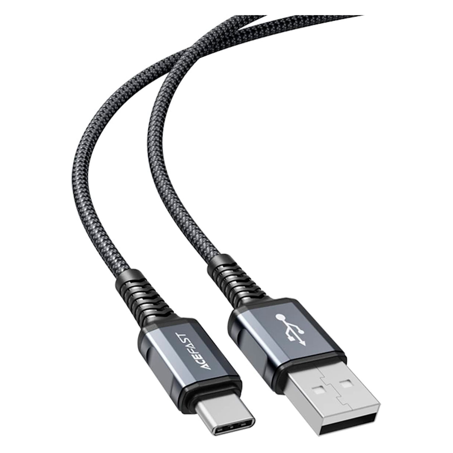 Cabo Acefast C1-04 USB para USB-C - Preto