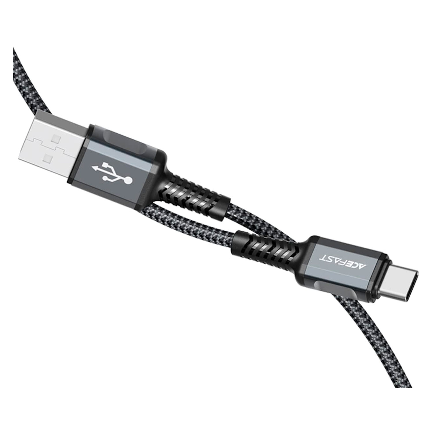 Cabo Acefast C1-04 USB para USB-C - Preto