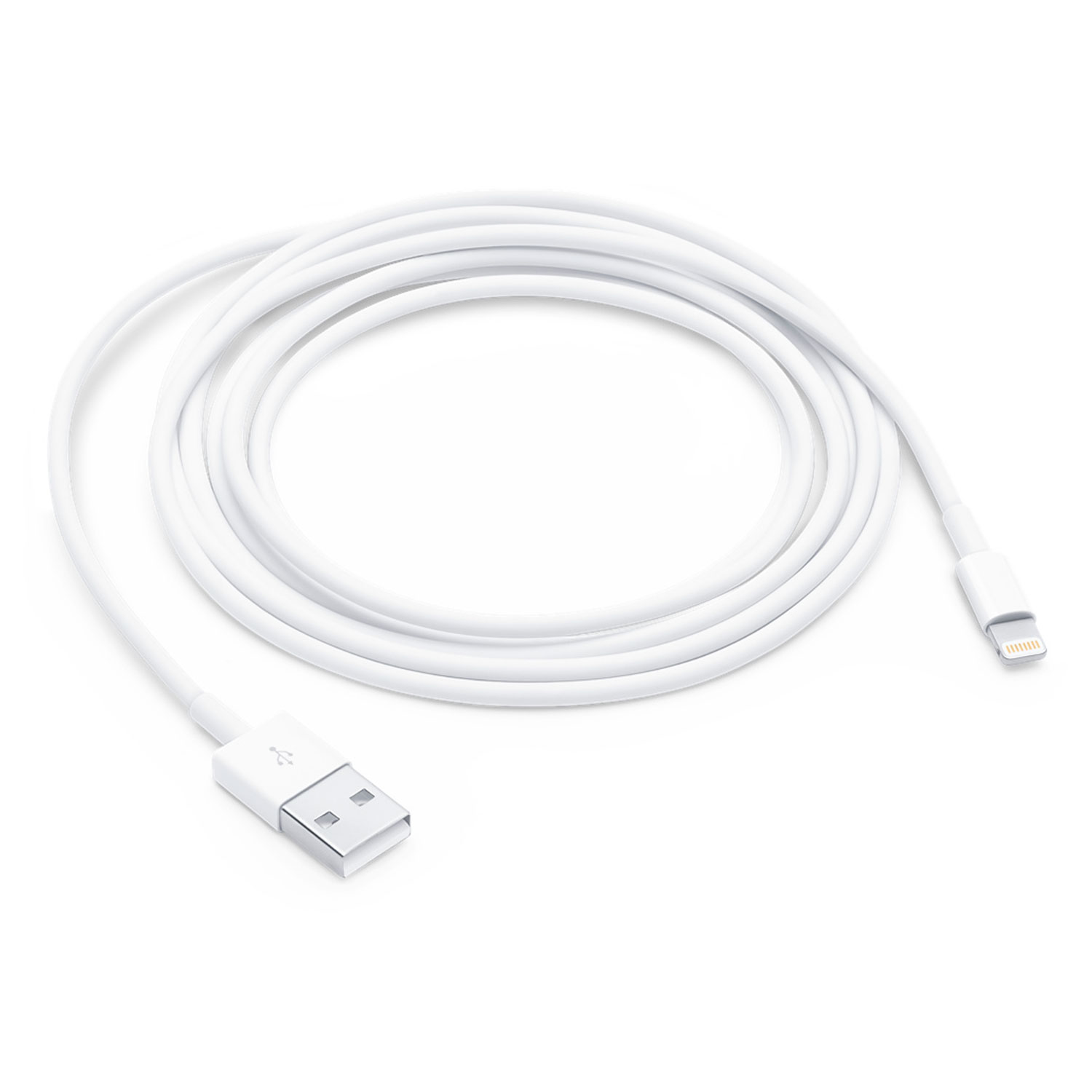 Cabo Apple MD819ZM/A Original USB 2 Metros - Branco (Deslacrado)