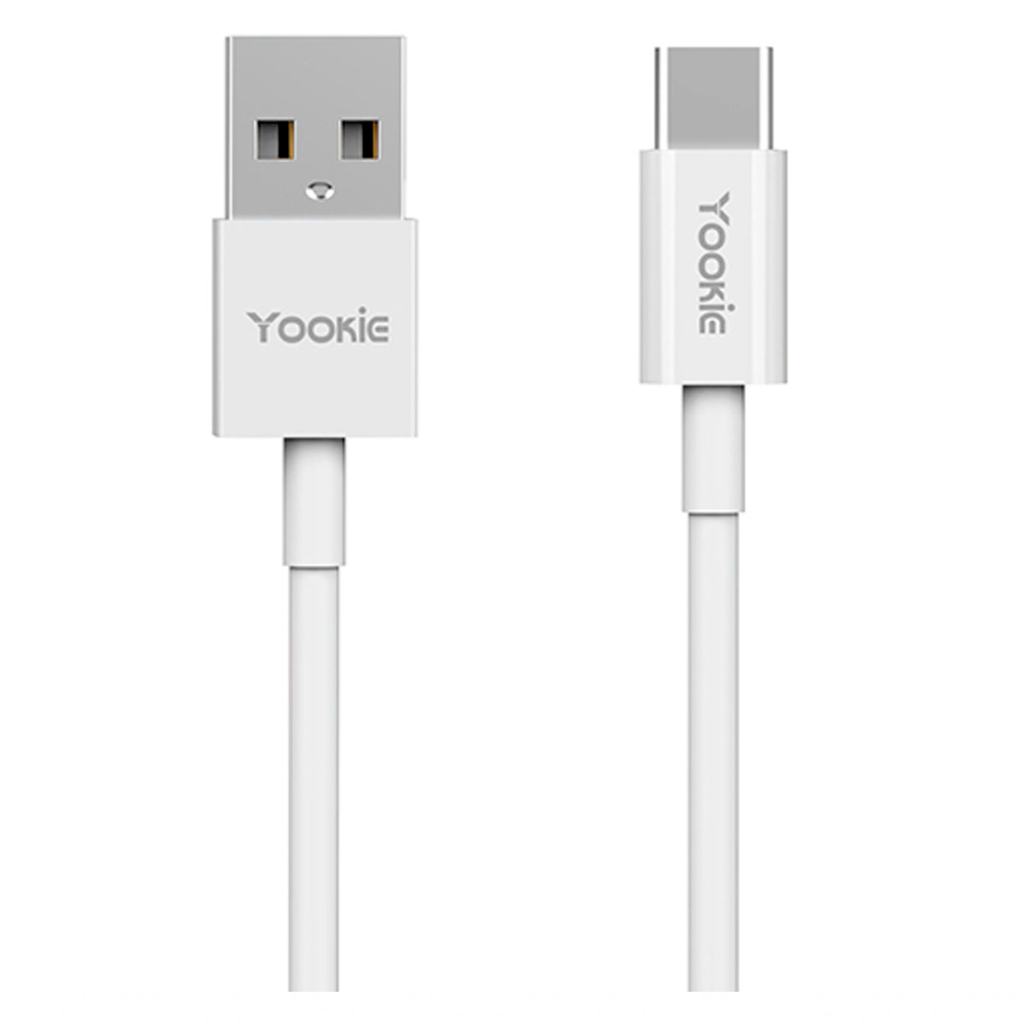 Cabo Yookie CB1 USB-A para USB-C - Branco
