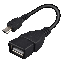 Adaptador HLD USB OTG (Femea) para Micro USB