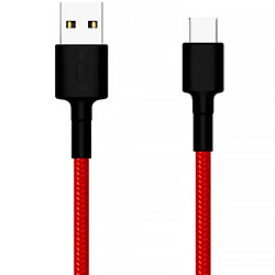 Cabo USB Xiaomi Mi Braided SJX10ZM SJV4110GL TIPO-C 1M - Vermelho