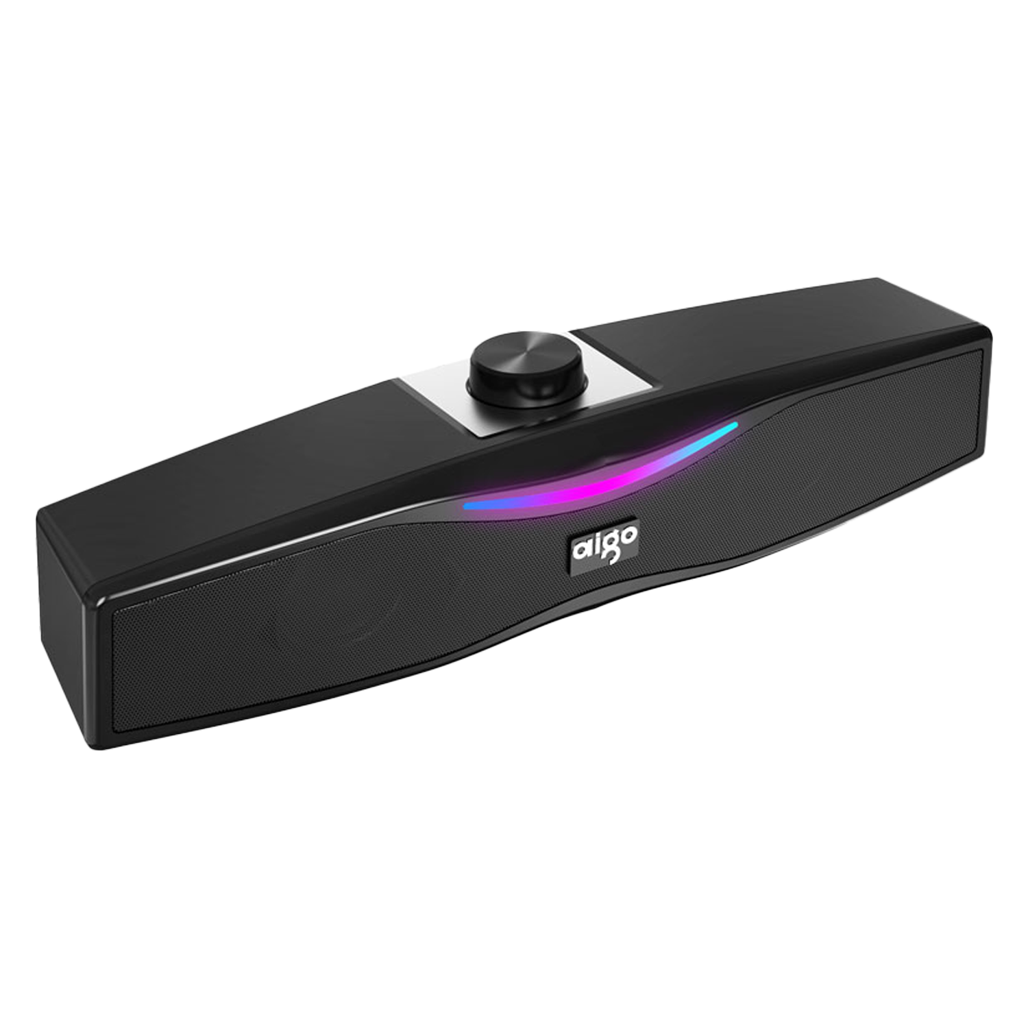 Caixa de Som Aigo S560BT Bluetooth / LED - Preto