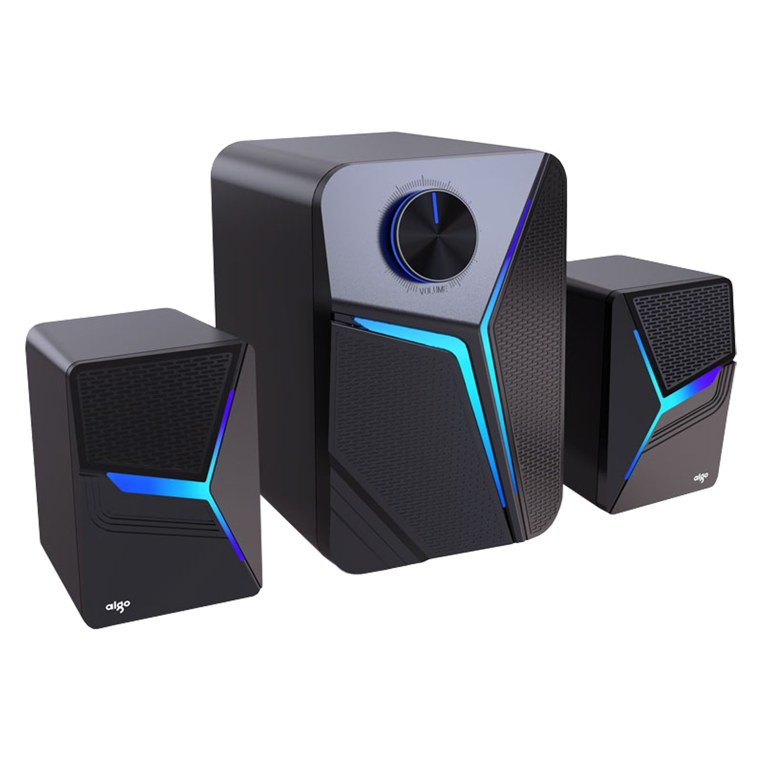 Caixa de Som Aigo S562 Bluetooth / LED - Preto