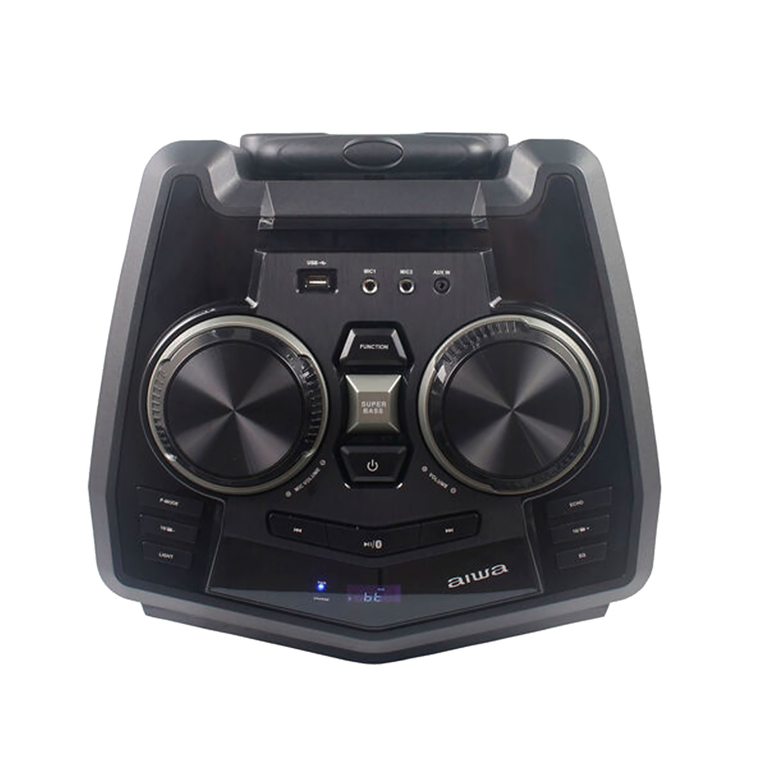 Caixa de Som Aiwa AW-POK8 Karaoke Bluetooth / USB / Microfone / 500W - Preto