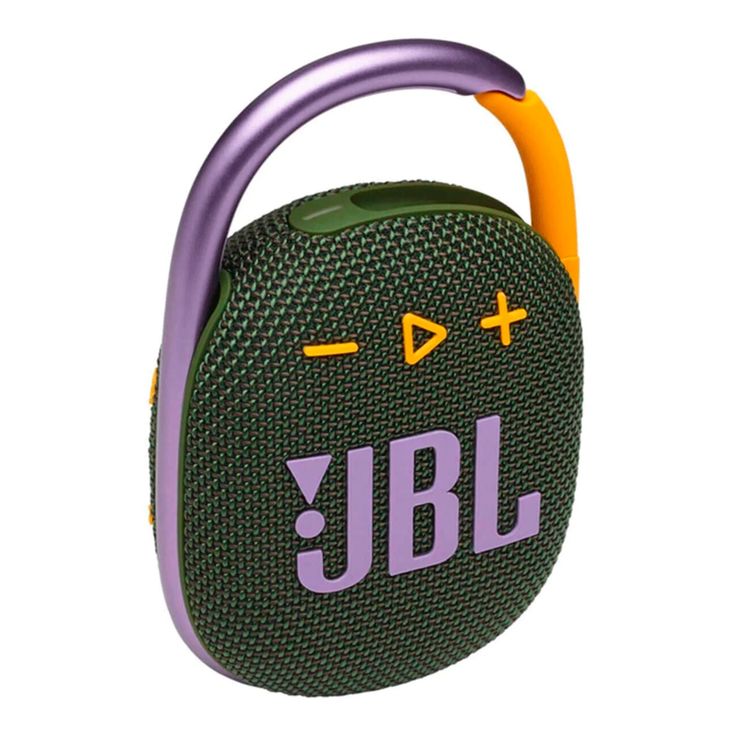 Caixa de Som JBL Clip 4 - Verde e roxo