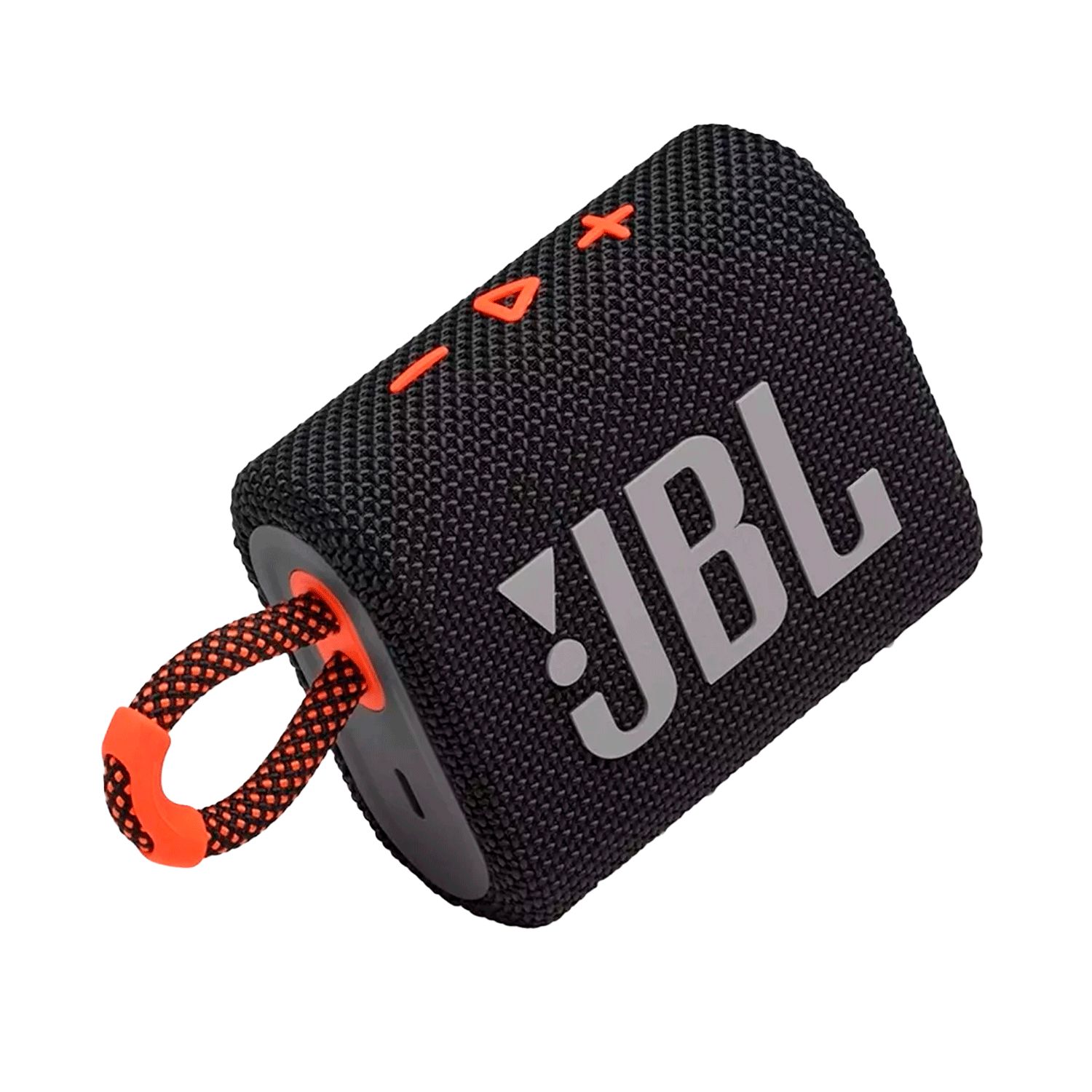 Caixa de Som JBL Go 3 - Preto e Laranja