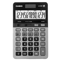 Calculadora Casio JS-40B-W-DP 14 Dígitos - Preto
