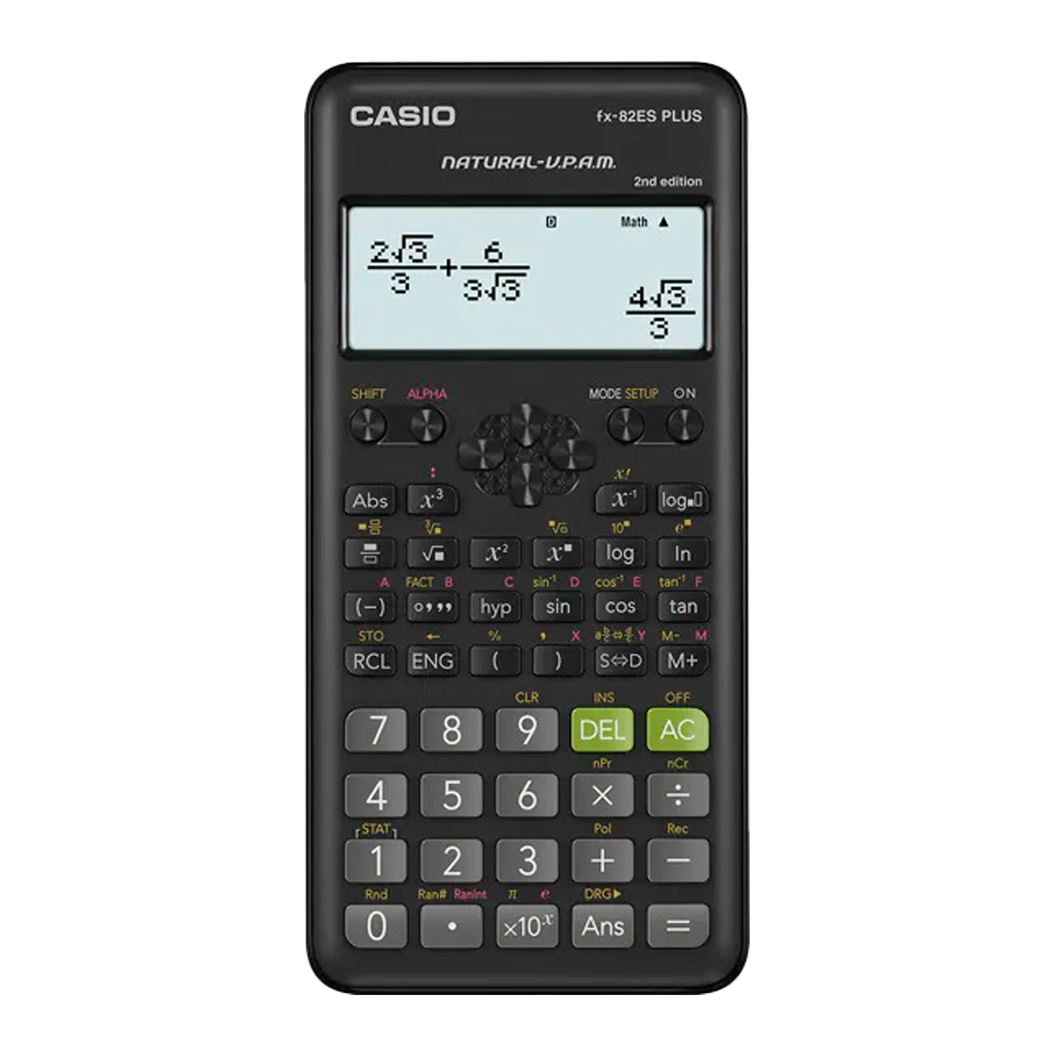 Calculadora Cientifica  CASIO FX-82ES Plus - Preto