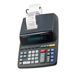 Calculadora com Impressão Sharp EL-2196BL 12 Dígitos 110V - Preto