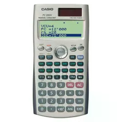 Calculadora Financeira Casio FC-200V-WB-DH - Prata