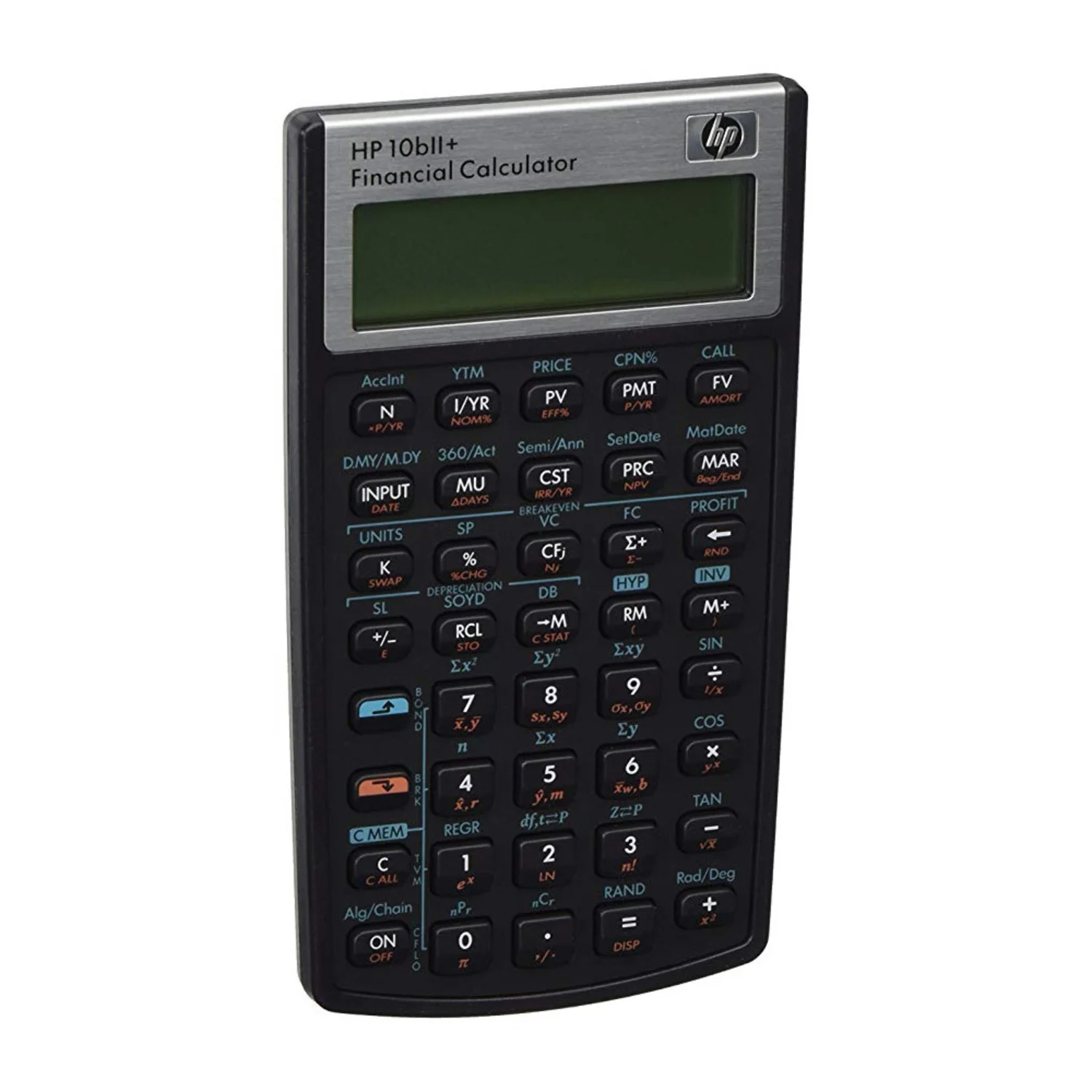 Calculadora financeira HP-10BII - preto