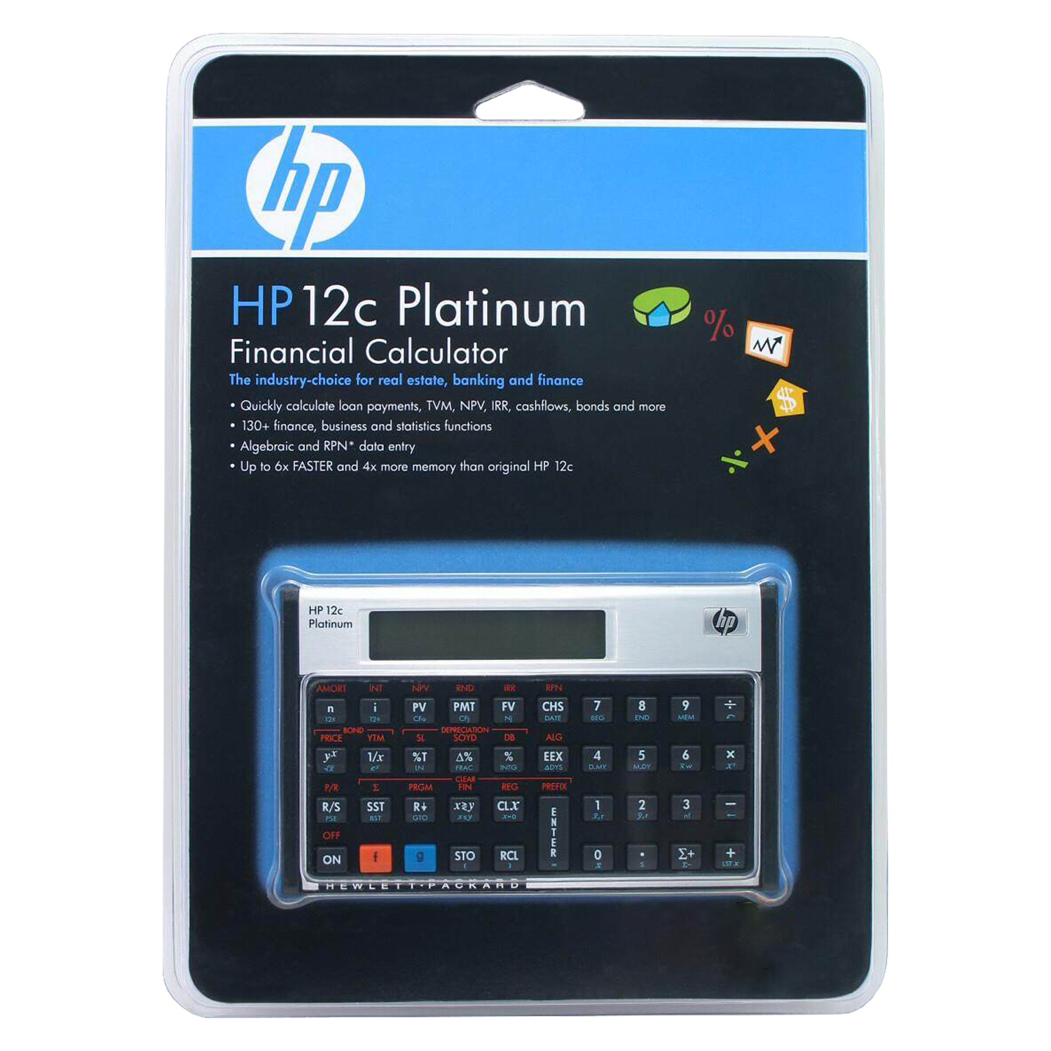 Calculadora Financeira HP-12C Platinum / Inglês