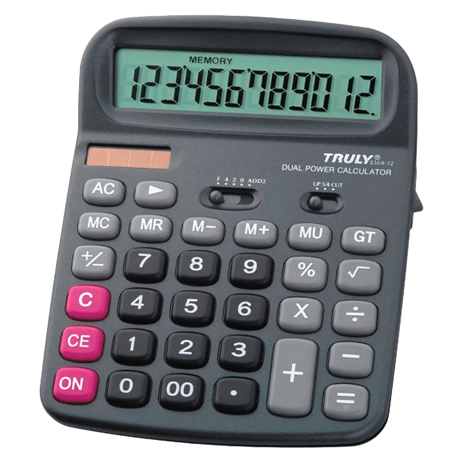 Calculadora Truly 836A Media 12 Dígitos