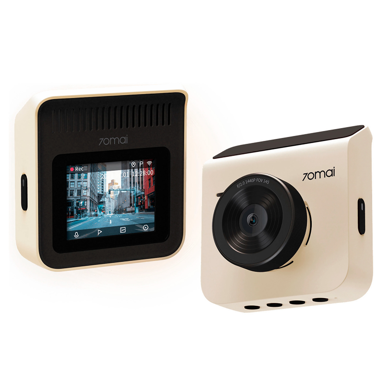 Câmera para Carro Xiaomi 70MAI A400 Dash Cam - Marfim
