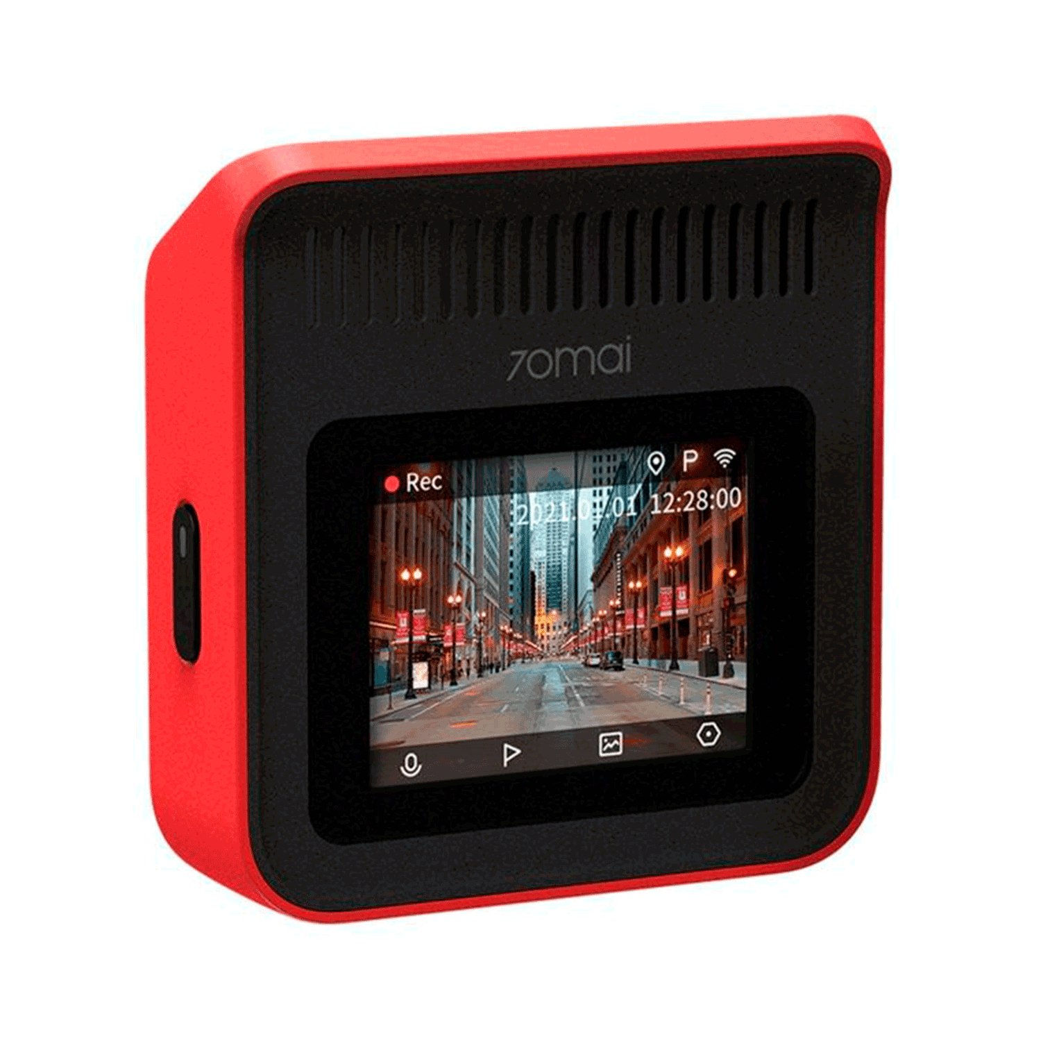 Câmera para Carro Xiaomi 70MAI A400 Dash Cam - Vermelho