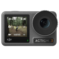 Câmera de Ação DJI Osmo Action 3 Adventure Combo - Preto