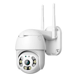 Câmera de Monitoramento IPF-08A 4MP Wifi Giratório - Branco (APP ICSEE)