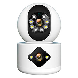 Câmera de Segurança Smart Icsee IPD-01 Dual Câmera 4MP WiFi - Branco